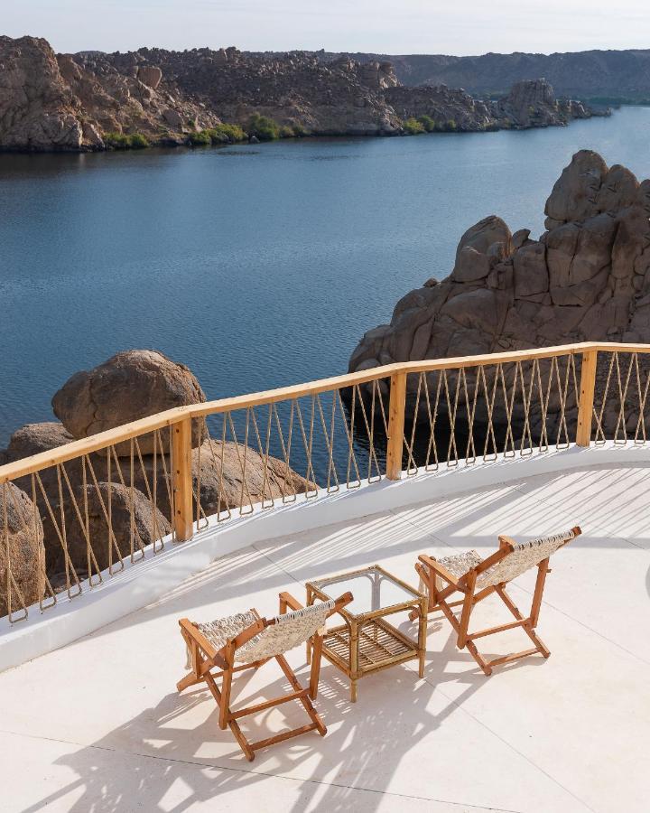 Benben By Dhara Hotels - Adults Only Aswan Exterior photo A balcony with a view of the sea